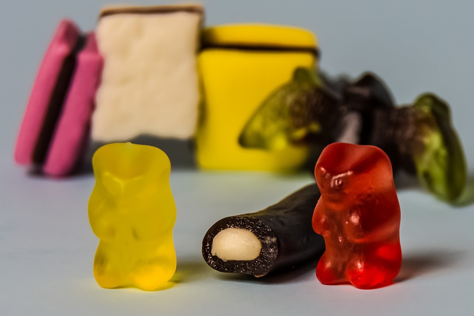 Gummibärchen und Lakritze